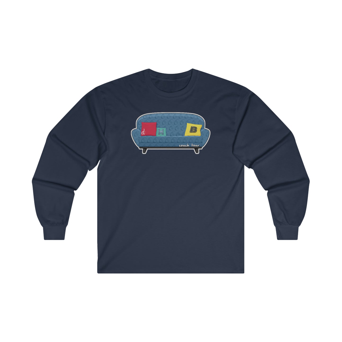 Couch Tour Pattern  Unisex Long Sleeve Tees