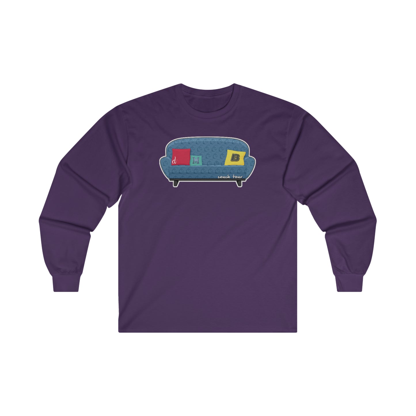 Couch Tour Pattern  Unisex Long Sleeve Tees