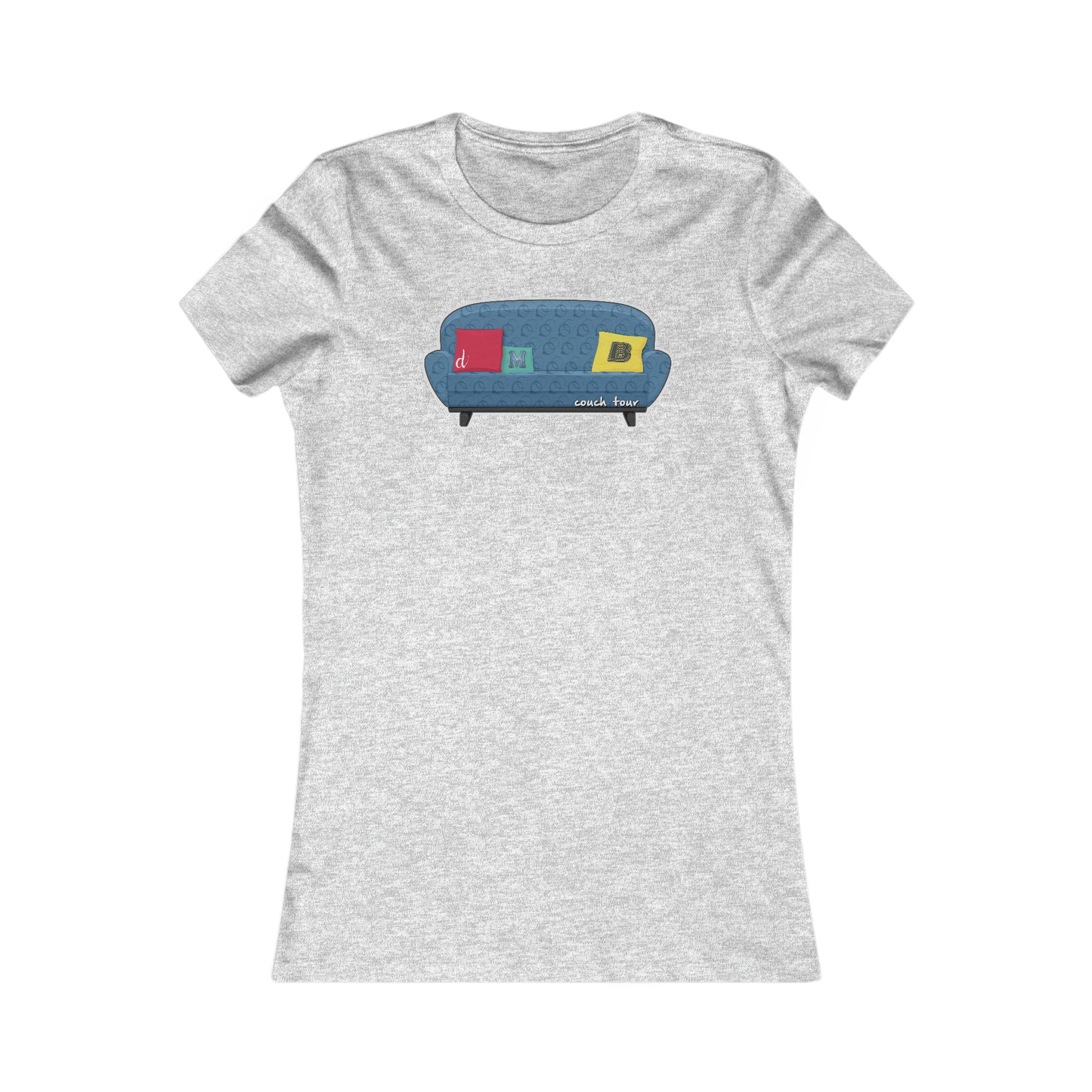 Couch Tour Pattern Fitted Women's Cut Tees