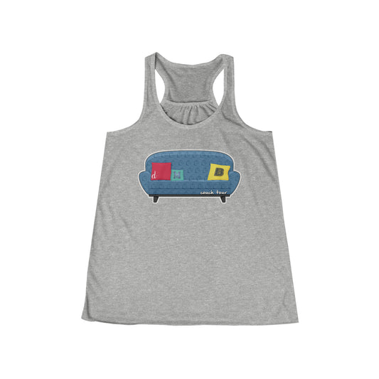 Couch Tour Pattern Women's Flowy Tank