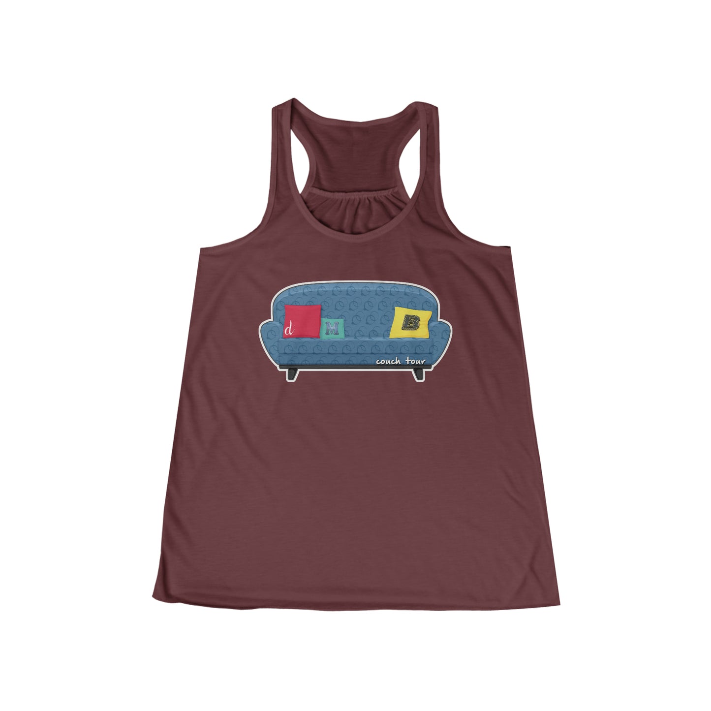 Couch Tour Pattern Women's Flowy Tank