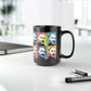 Dave Quad Color Warhol Inspired Coffee Mug