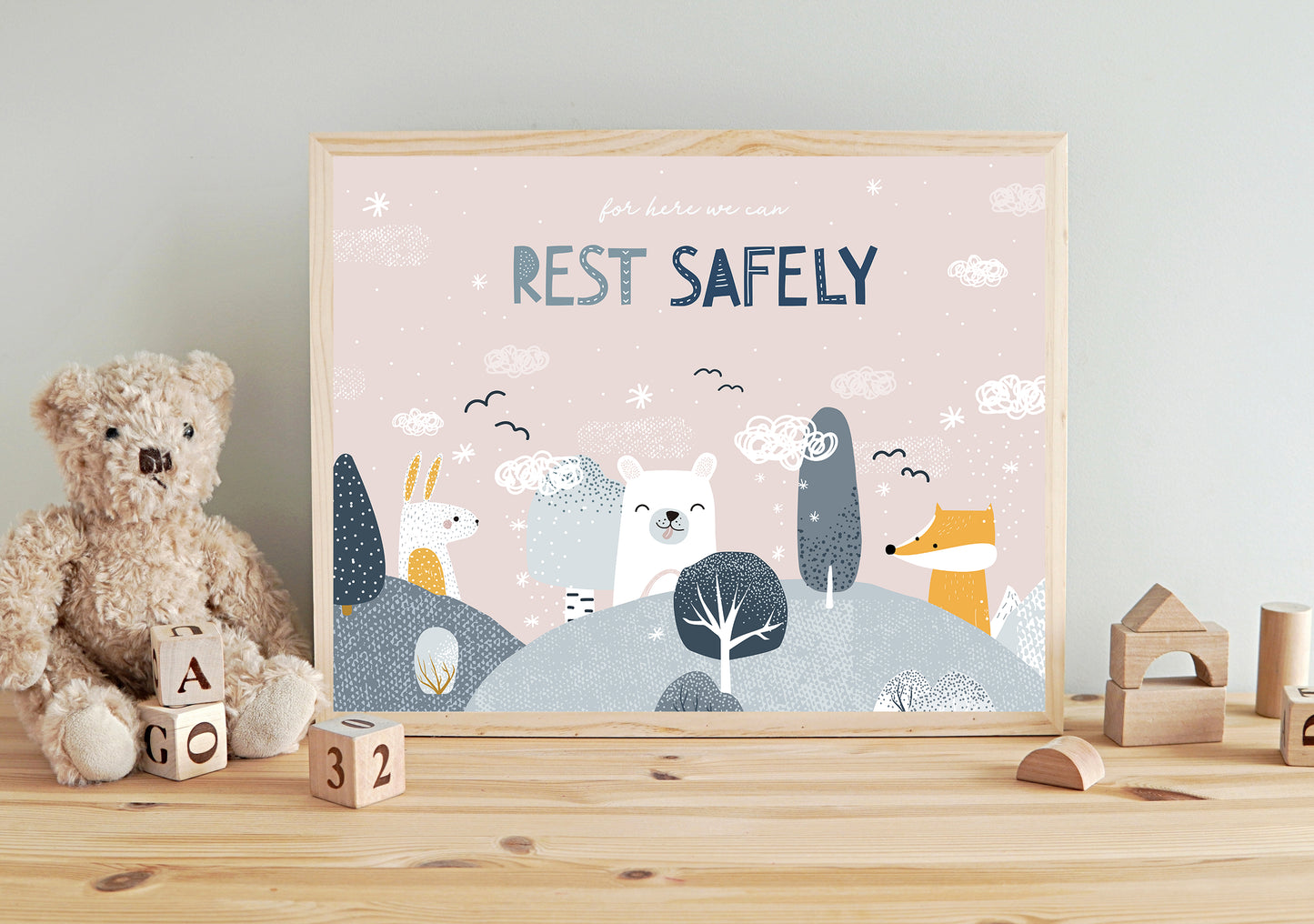 Rest Safely Art print