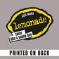 Taste Like A Sunny Day *front & back