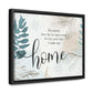I Make My Home Christmas Canvas