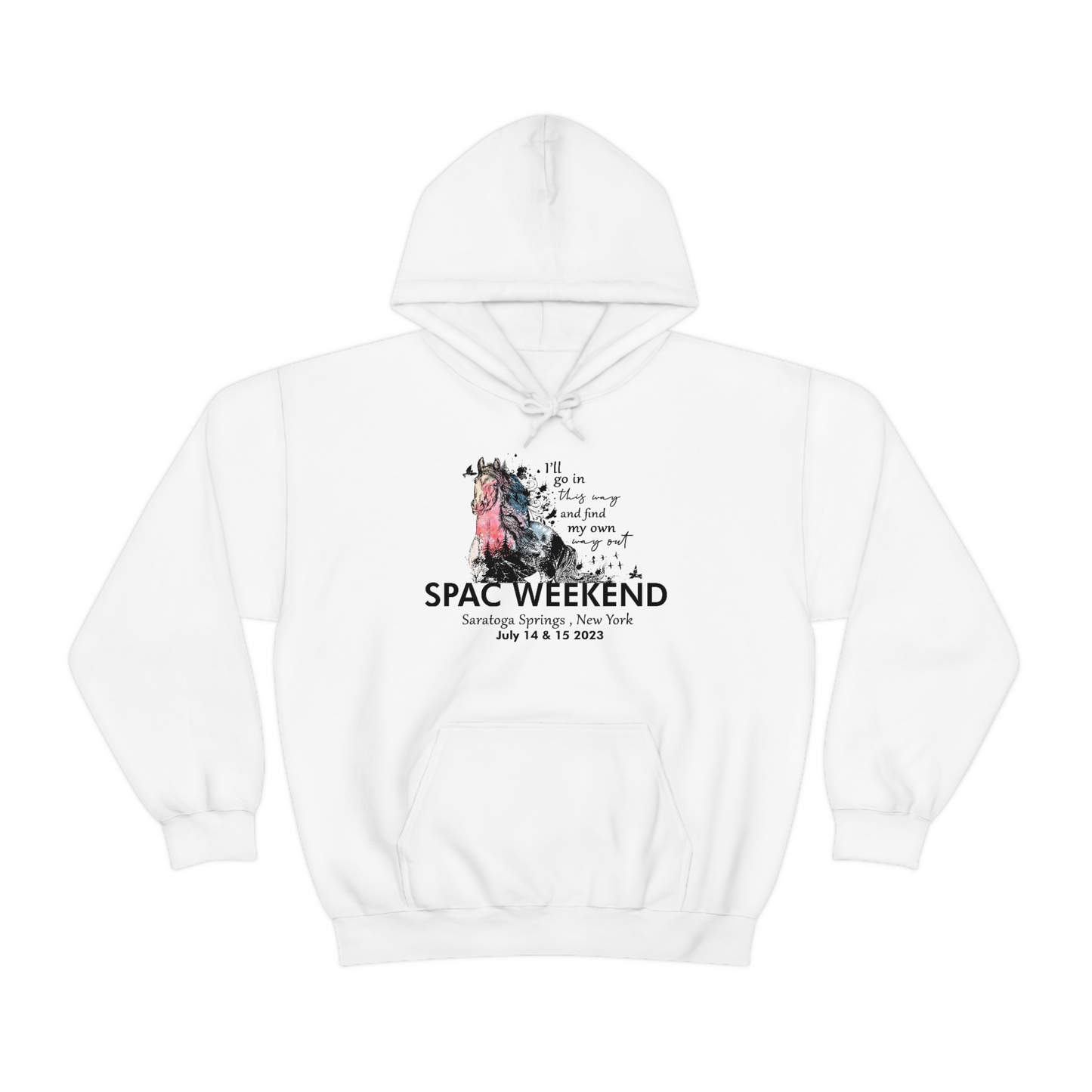 SPAC Wild Horse 2023 Hoodie *with setlist