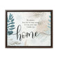 I Make My Home Christmas Canvas