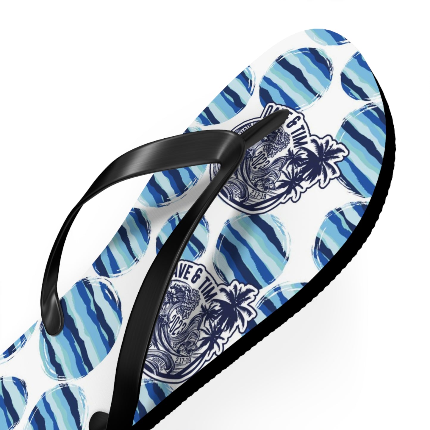Mexico Waves Flip Flops