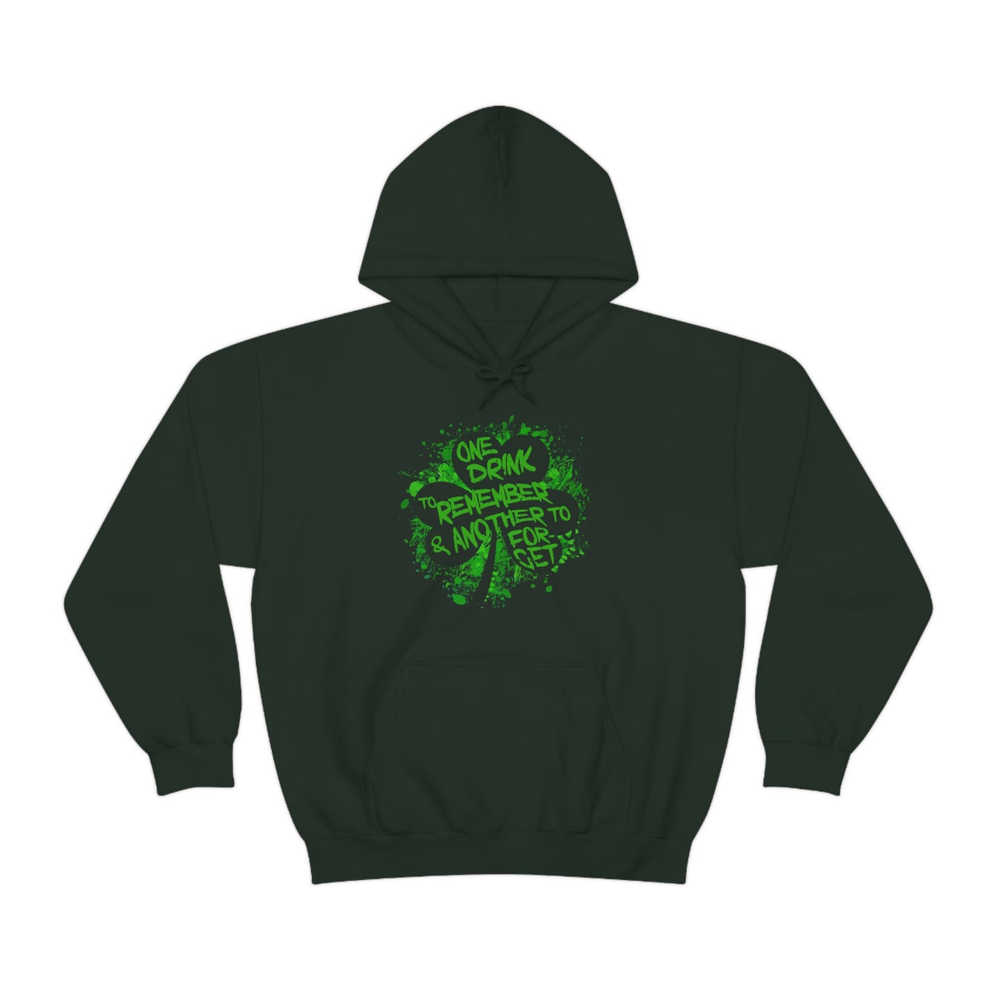 One Drink Splatter Clover Hoodie