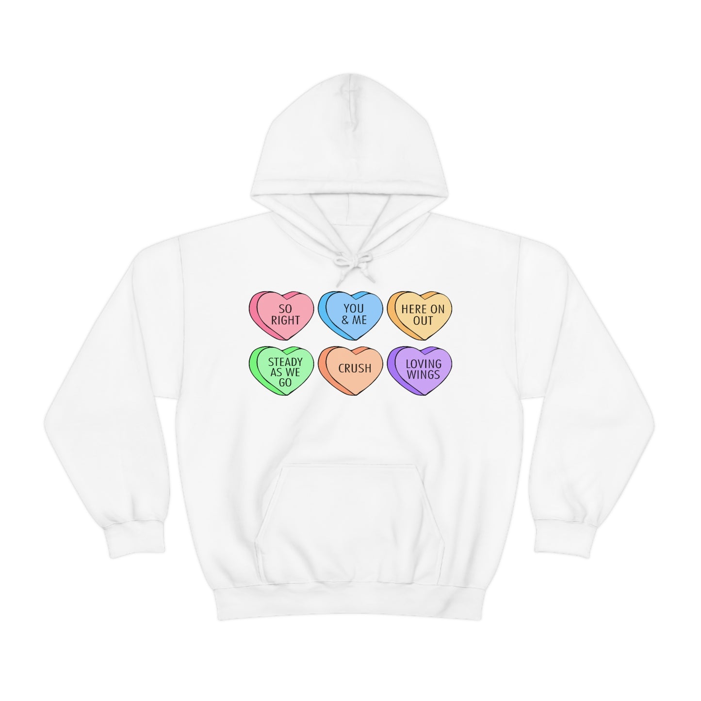 Valentines Hearts Hoodie
