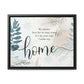 I Make My Home Christmas Canvas