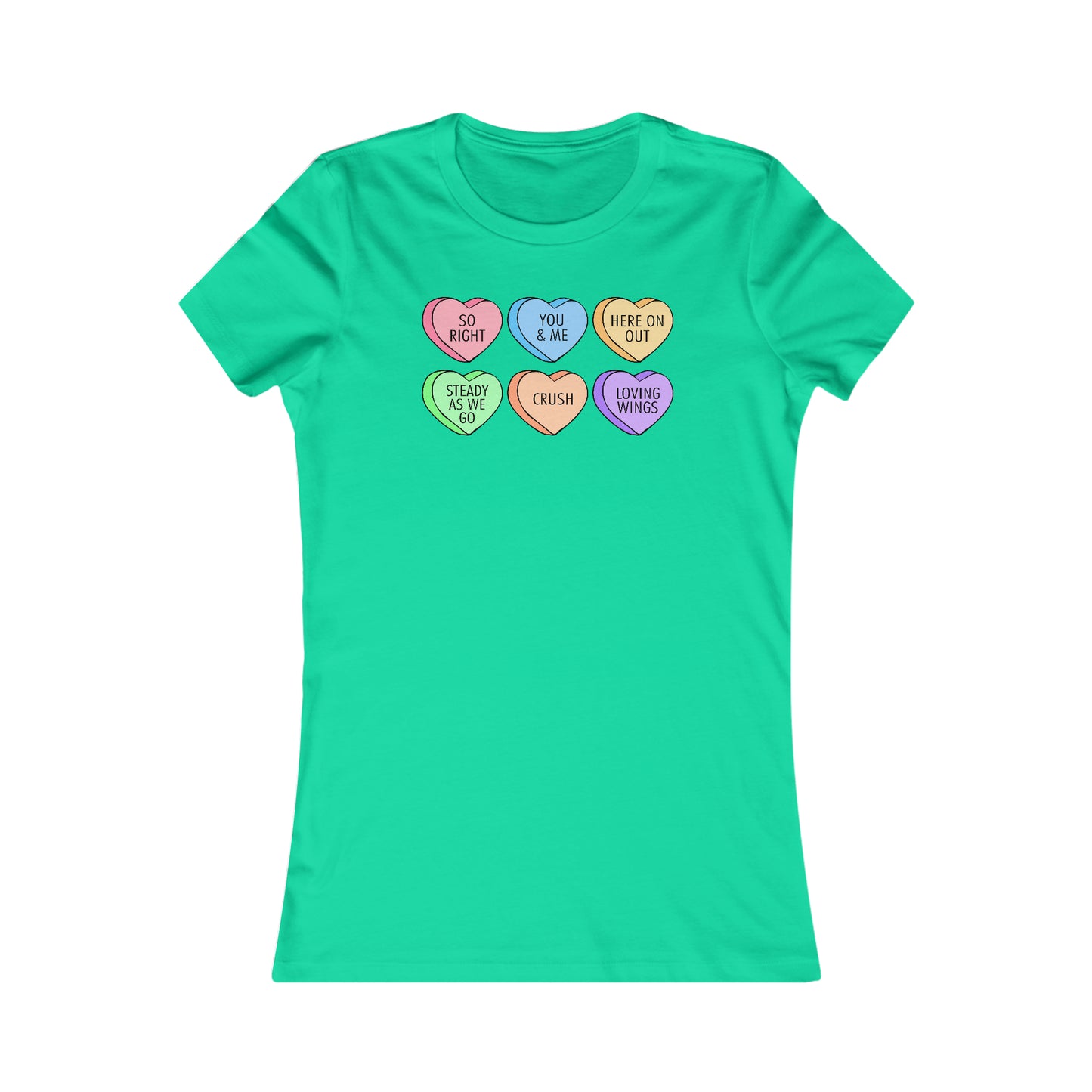 Valentines Hearts Woman's Tee