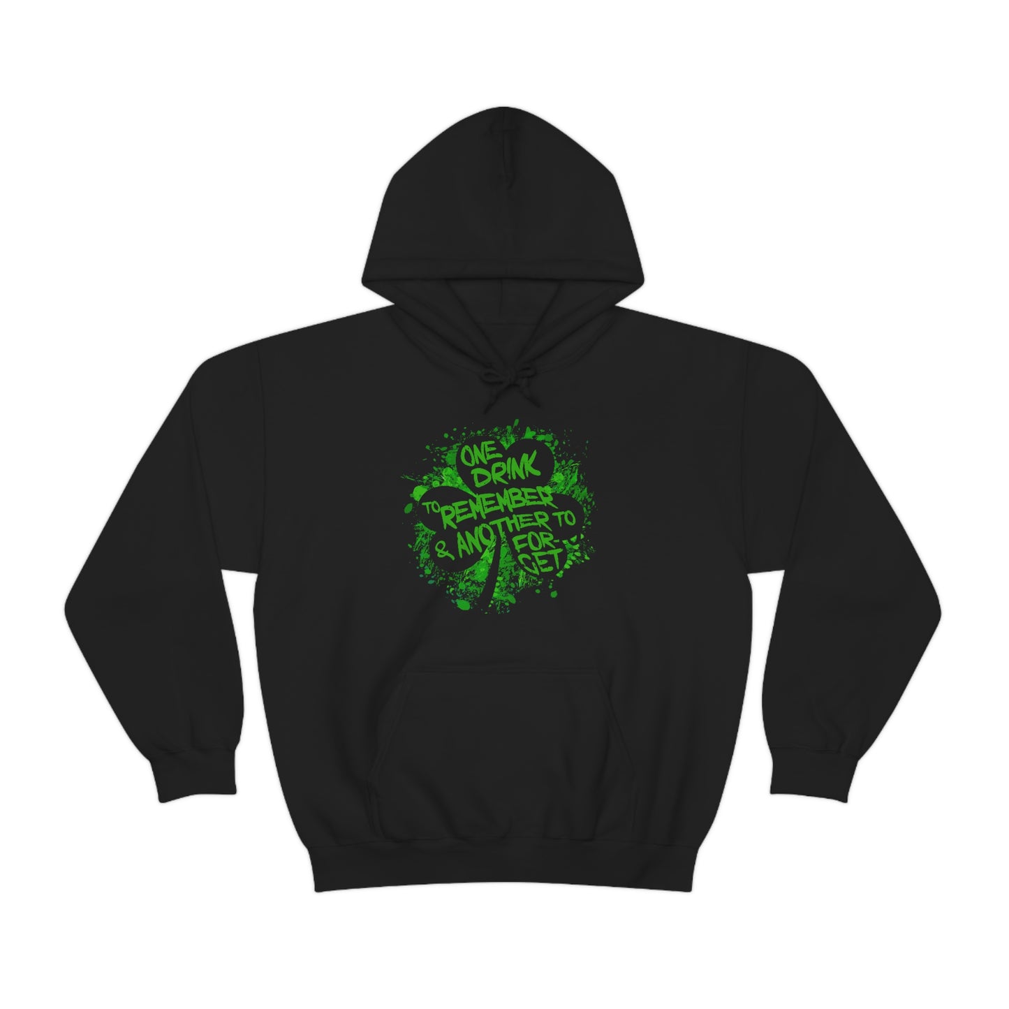One Drink Splatter Clover Hoodie