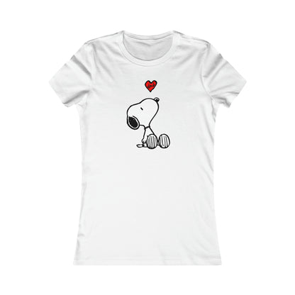 Snoopy Heart Woman's Tee
