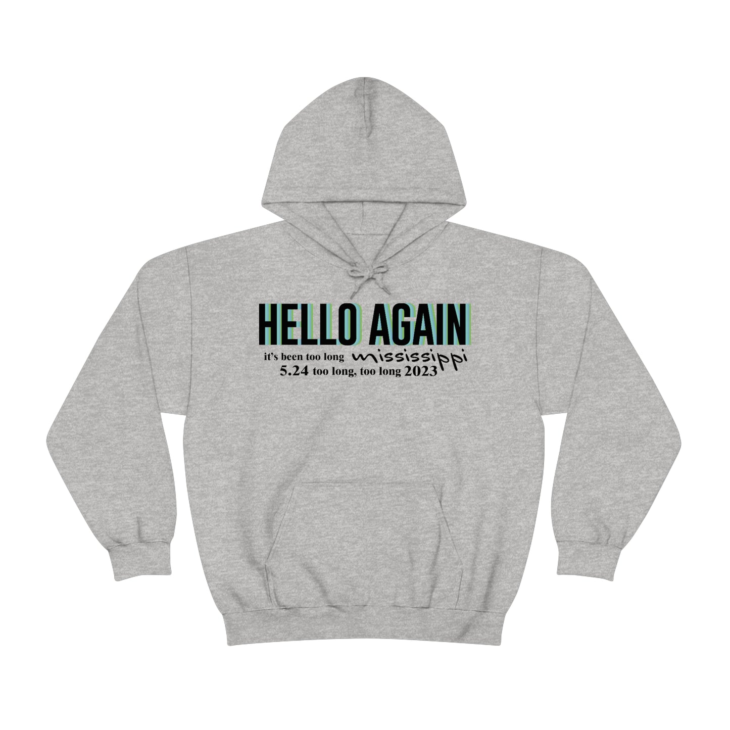 Mississippi 2023 Hoodie w/set list