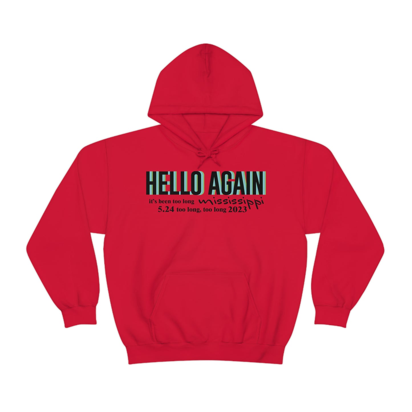 Mississippi 2023 Hoodie w/set list