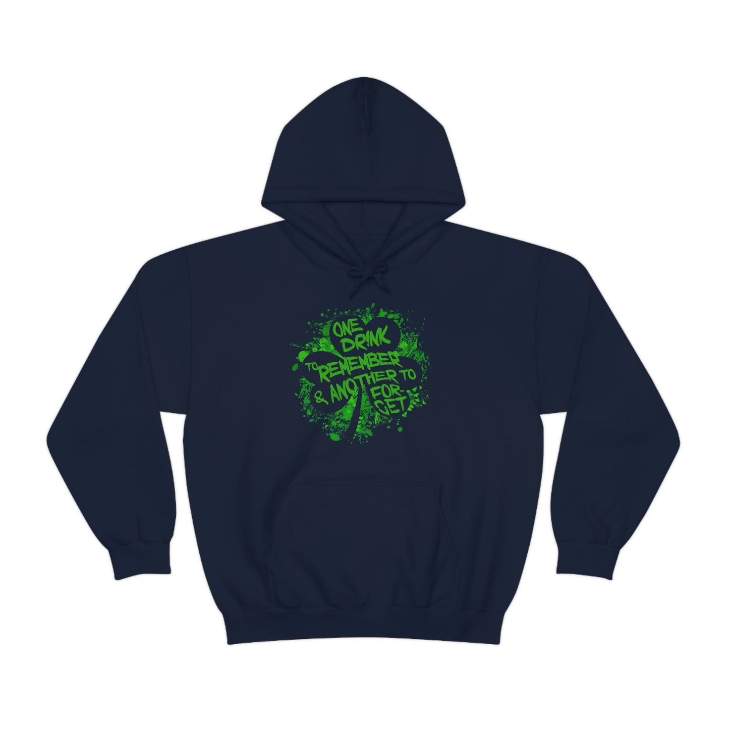 One Drink Splatter Clover Hoodie
