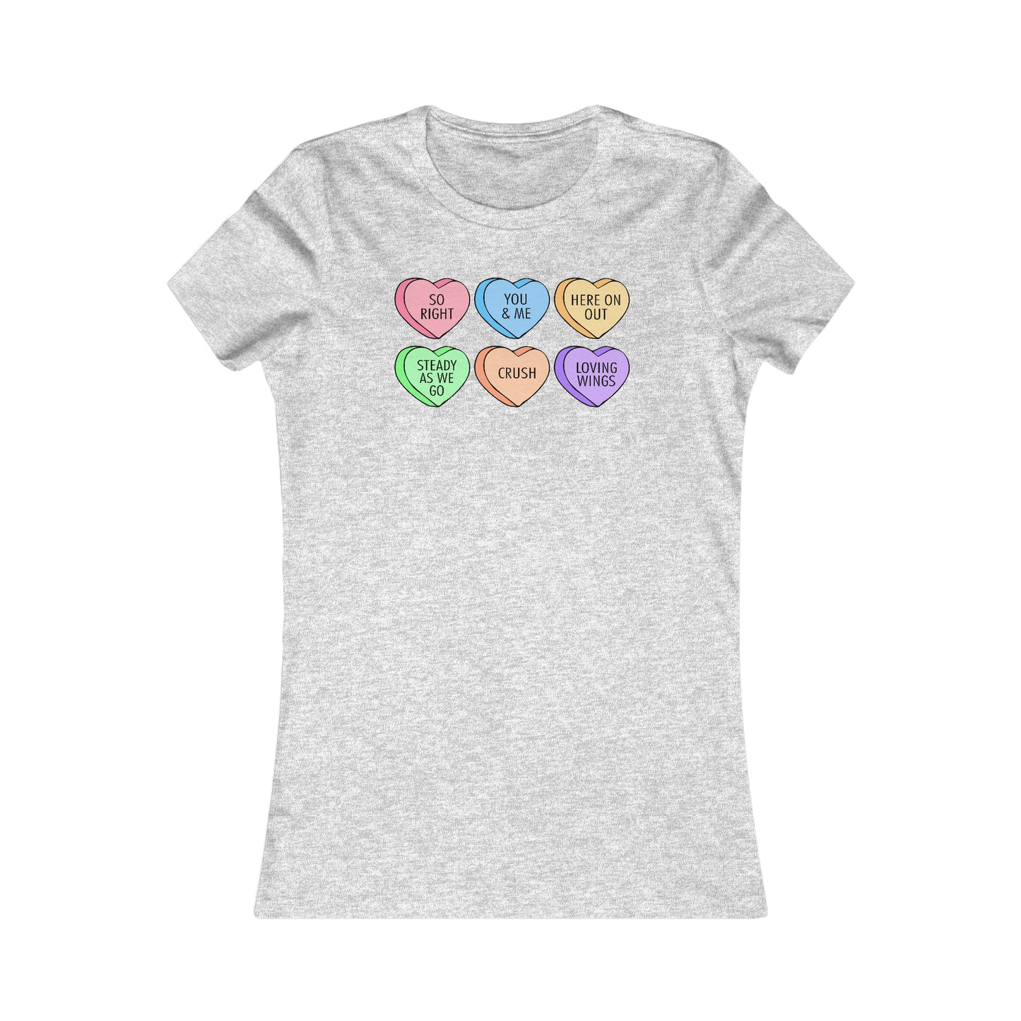 Valentines Hearts Woman's Tee