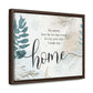 I Make My Home Christmas Canvas