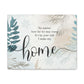 I Make My Home Christmas Canvas