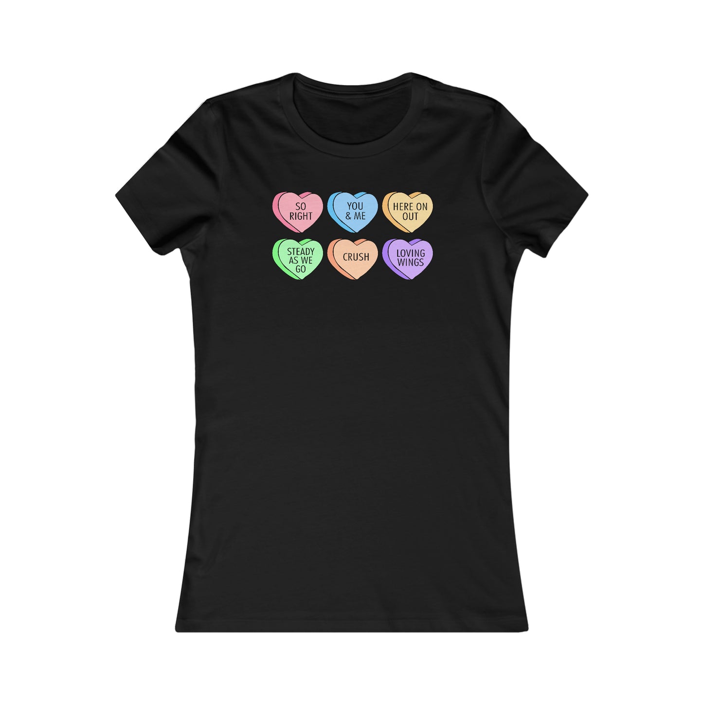 Valentines Hearts Woman's Tee