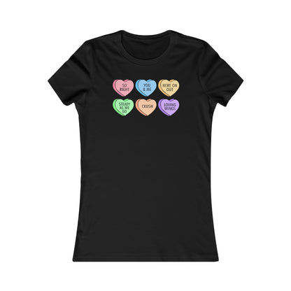 Valentines Hearts Woman's Tee