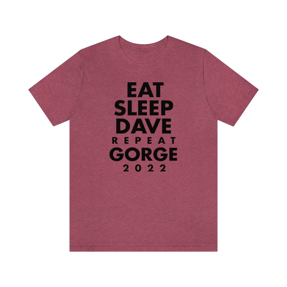 Eat Sleep Dave repeat Gorge (No Set List)