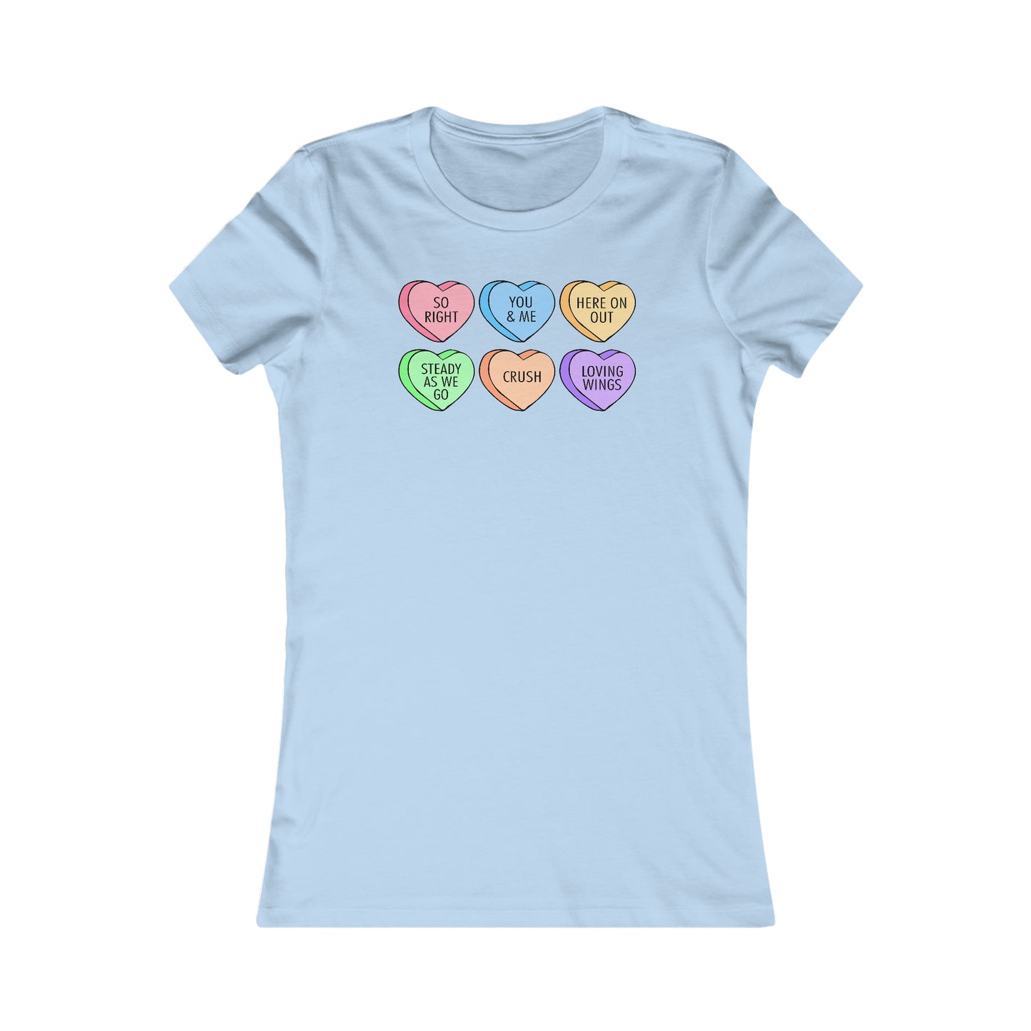 Valentines Hearts Woman's Tee