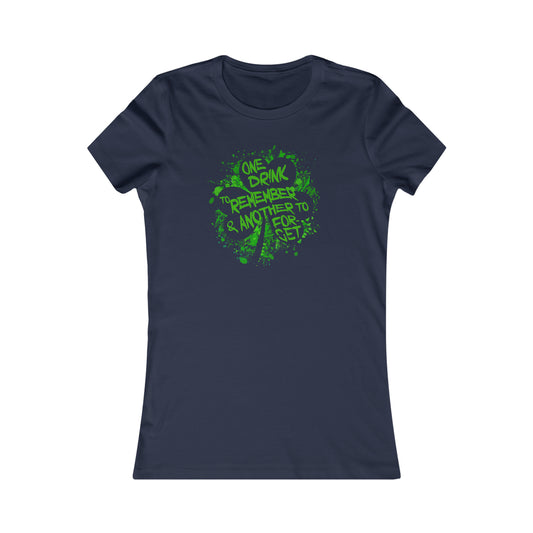 One Drink Splatter Clover Women's Cut