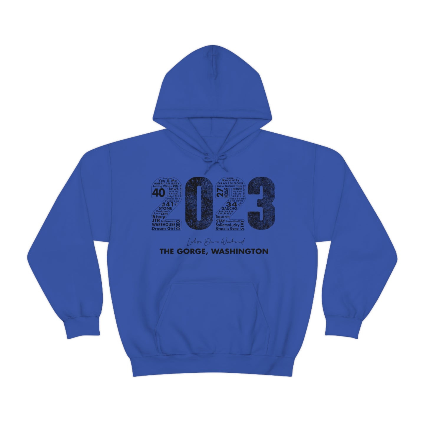 Gorge Bold 2023 Hoodie w/set list