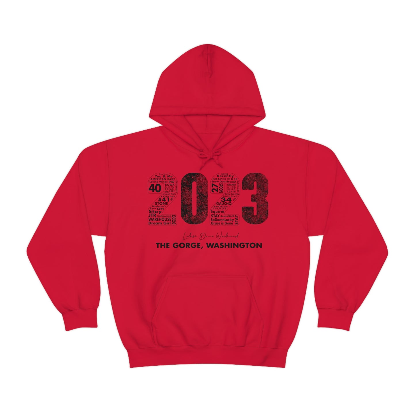 Gorge Bold 2023 Hoodie w/set list
