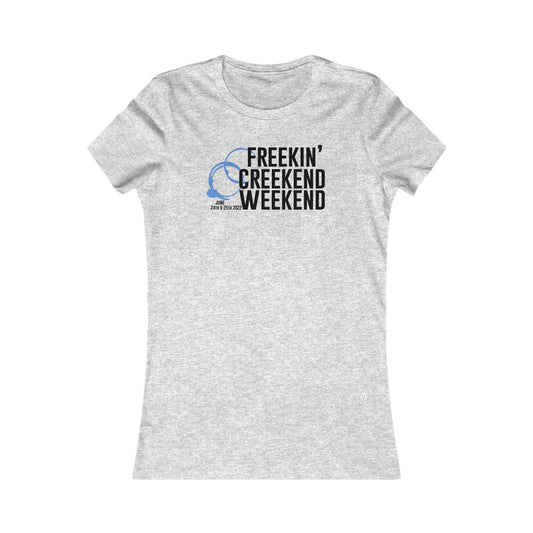 Freekin' Creekend Weekend 2022 Left Women's Cut (w/set list)