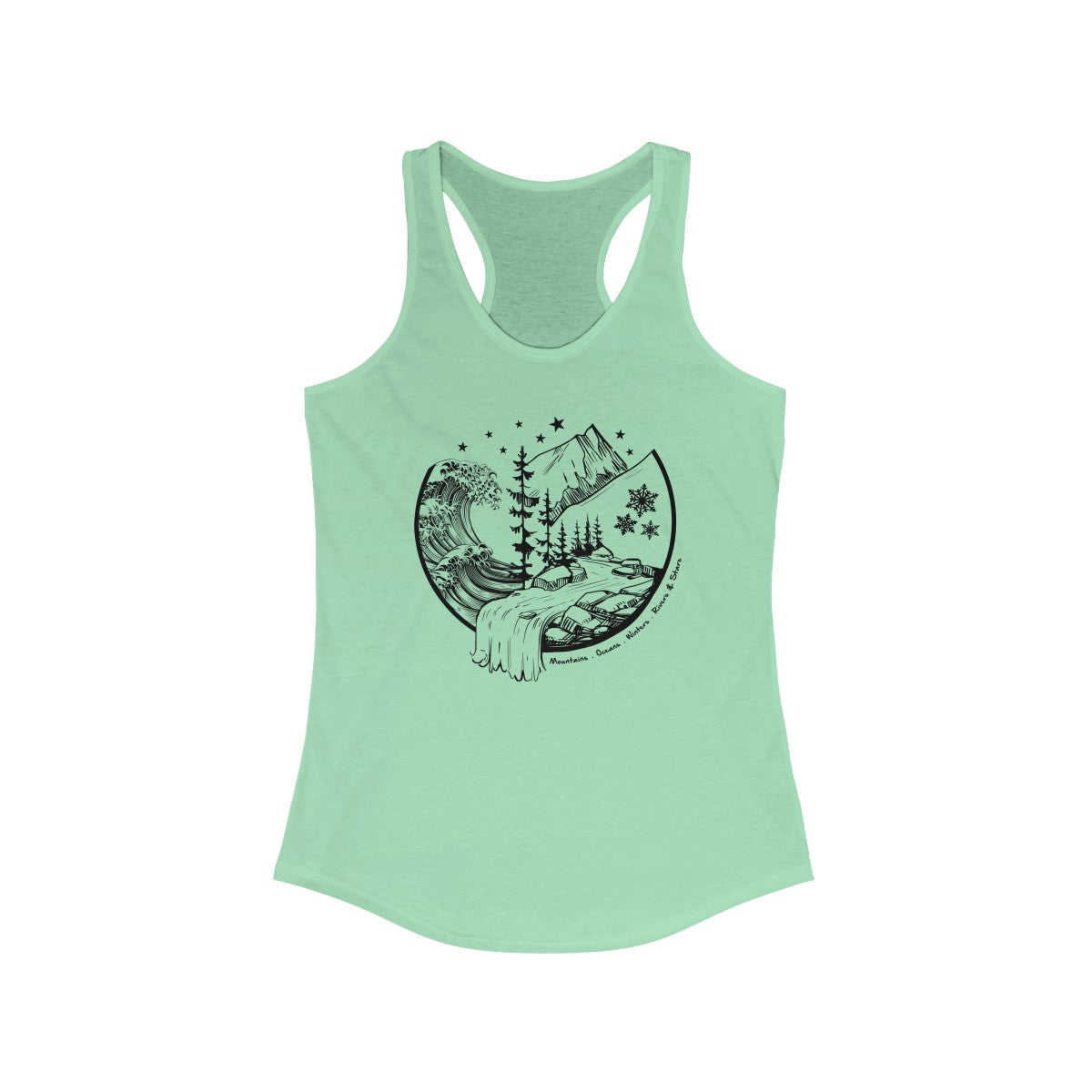 Mountains & Oceans Woman's Tank