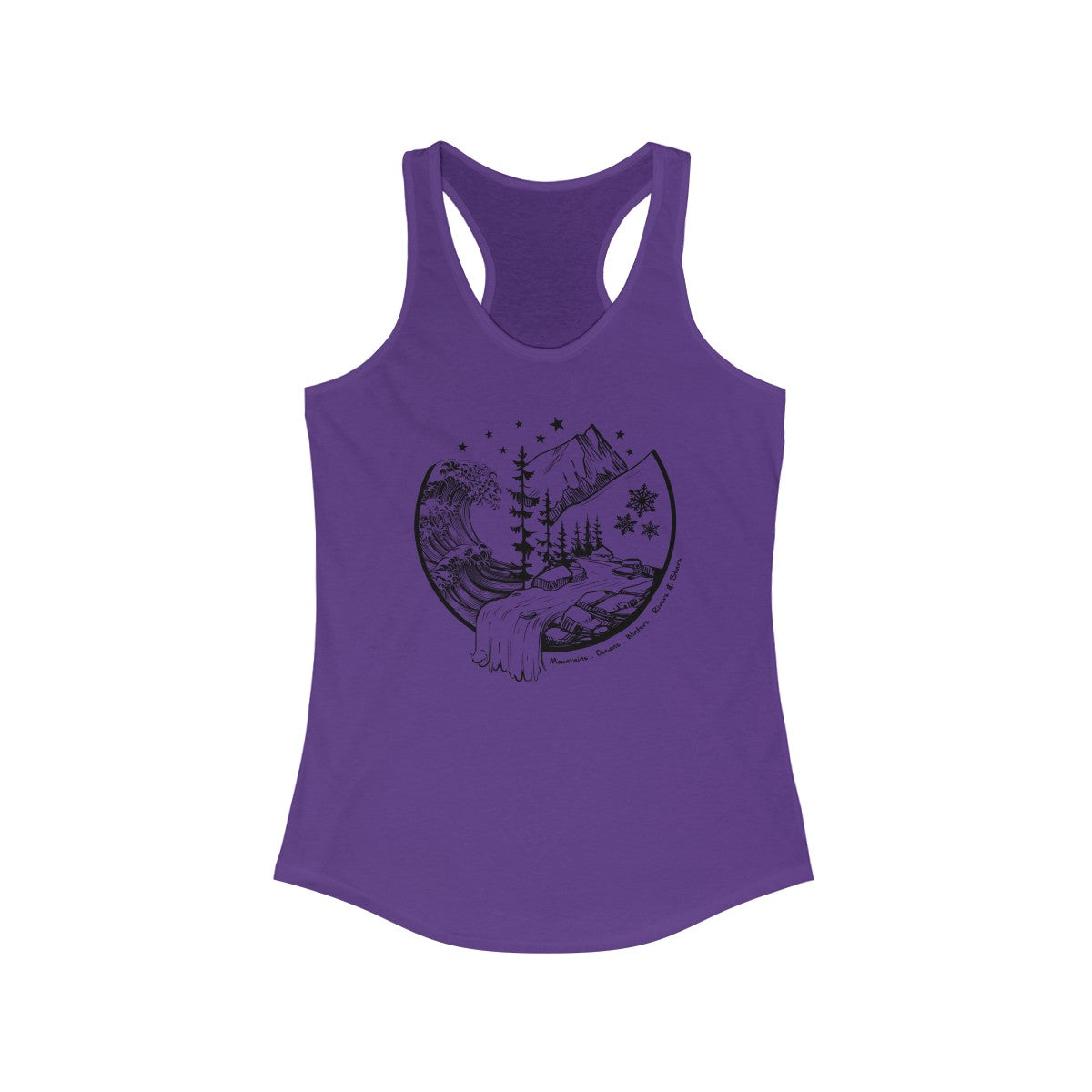 Mountains & Oceans Woman's Tank
