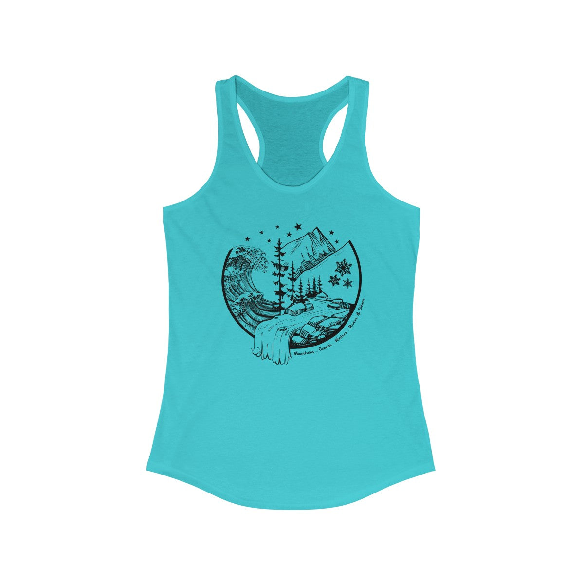 Mountains & Oceans Woman's Tank