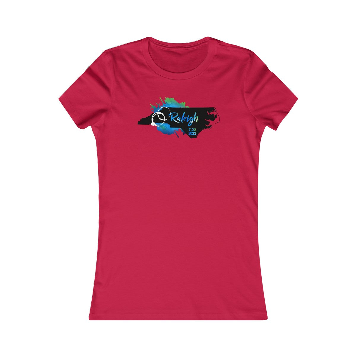 Raleigh 2022 Fitted Women's cut tees w/set list