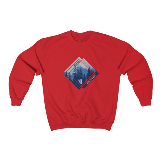 #41 Geometric Hiker Crew Neck Sweatshirt