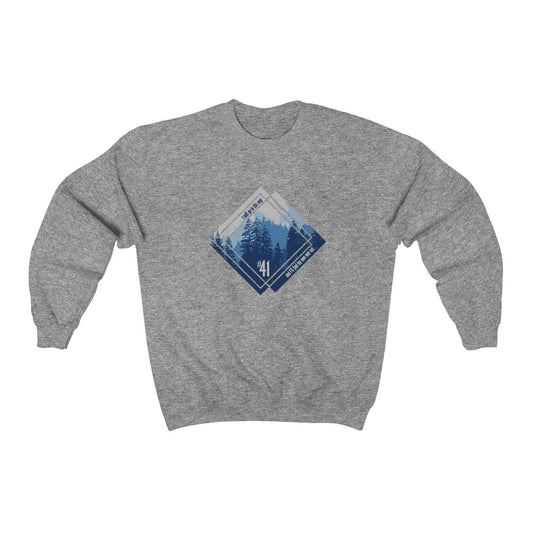 #41 Geometric Hiker Crew Neck Sweatshirt