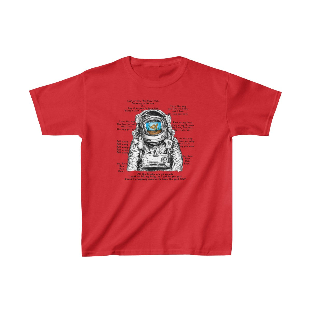 Big Eyed Fish Spaceman Mashup Kids