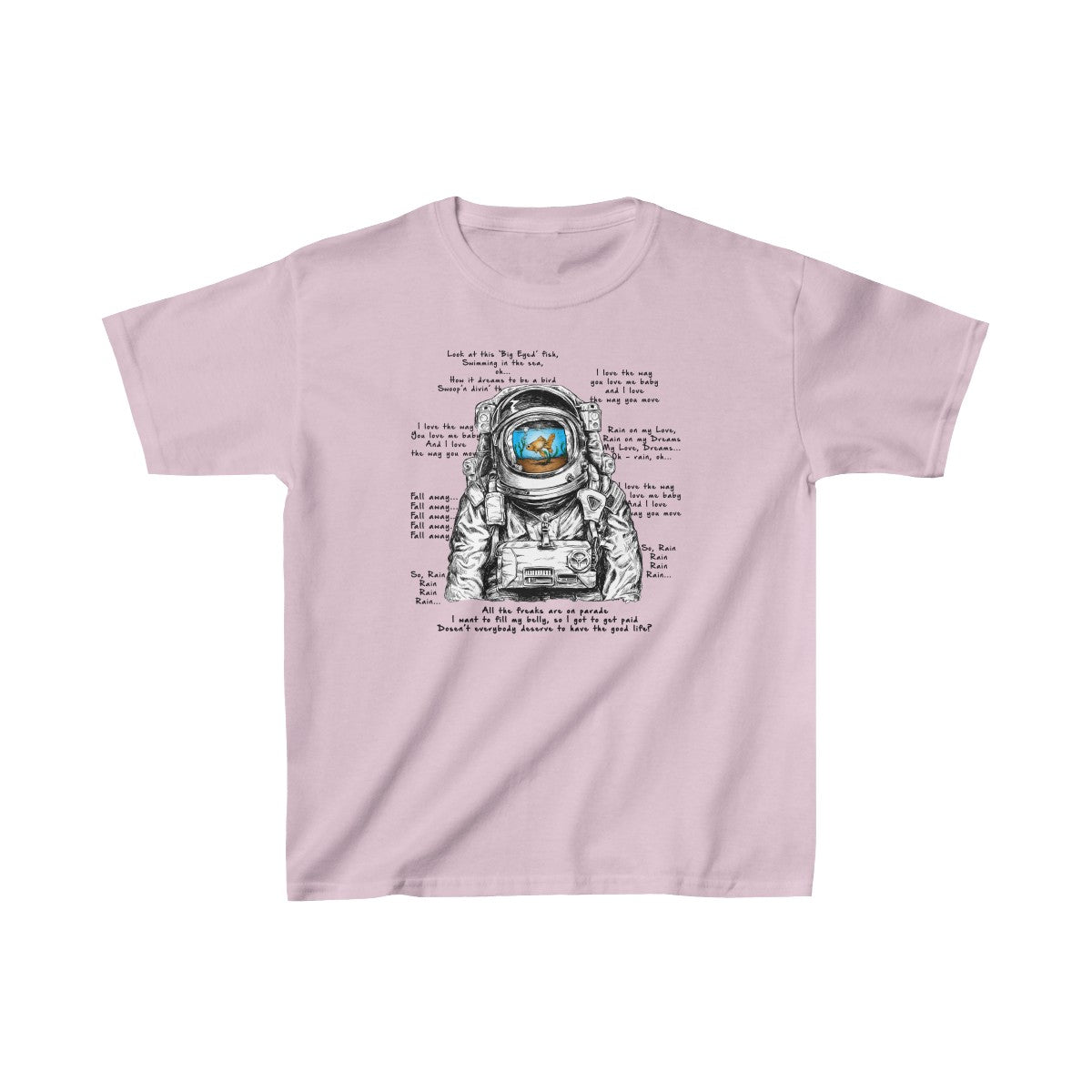 Big Eyed Fish Spaceman Mashup Kids