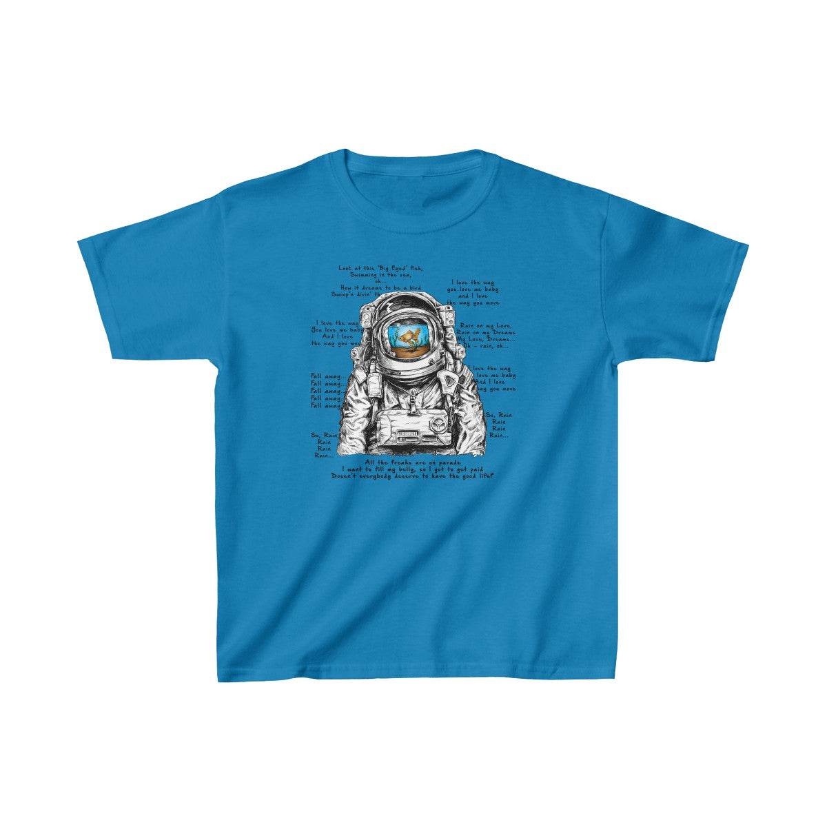 Big Eyed Fish Spaceman Mashup Kids