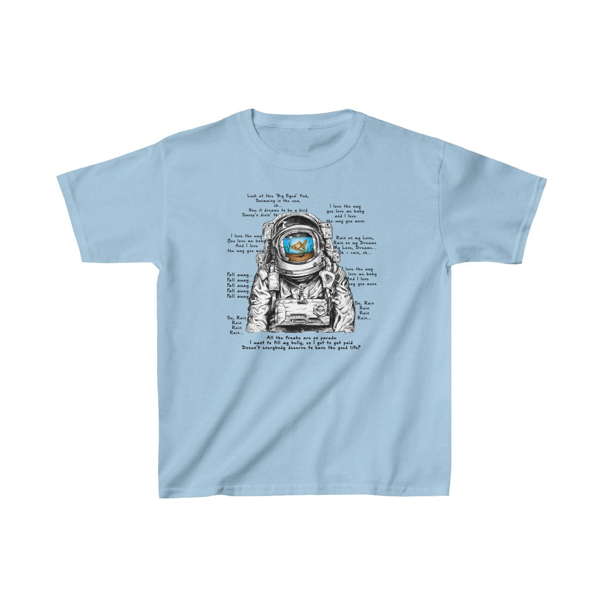 Big Eyed Fish Spaceman Mashup Kids