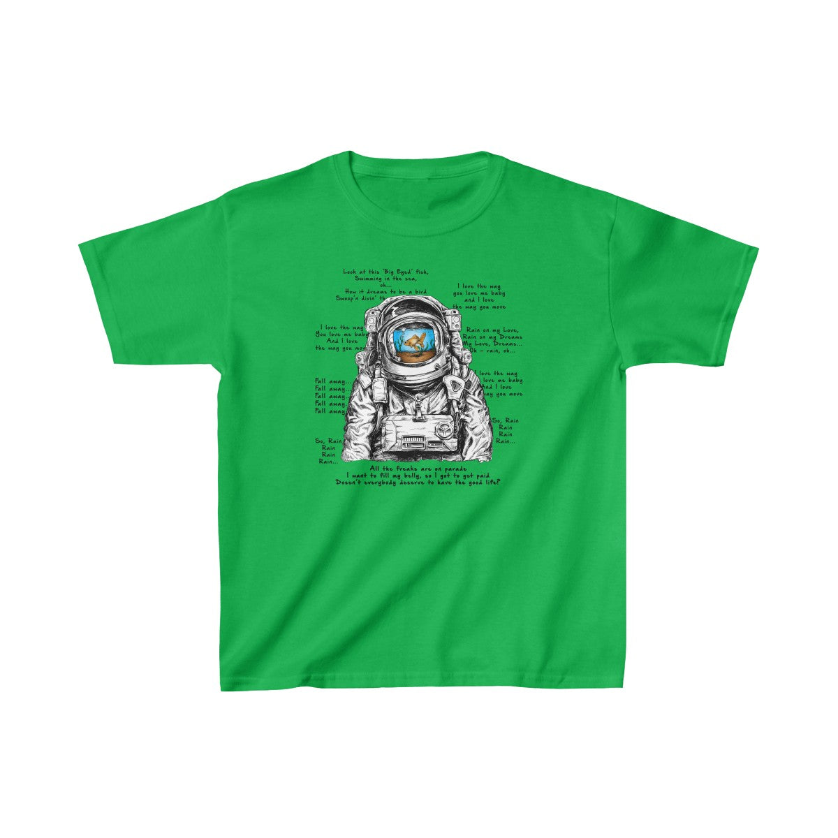 Big Eyed Fish Spaceman Mashup Kids