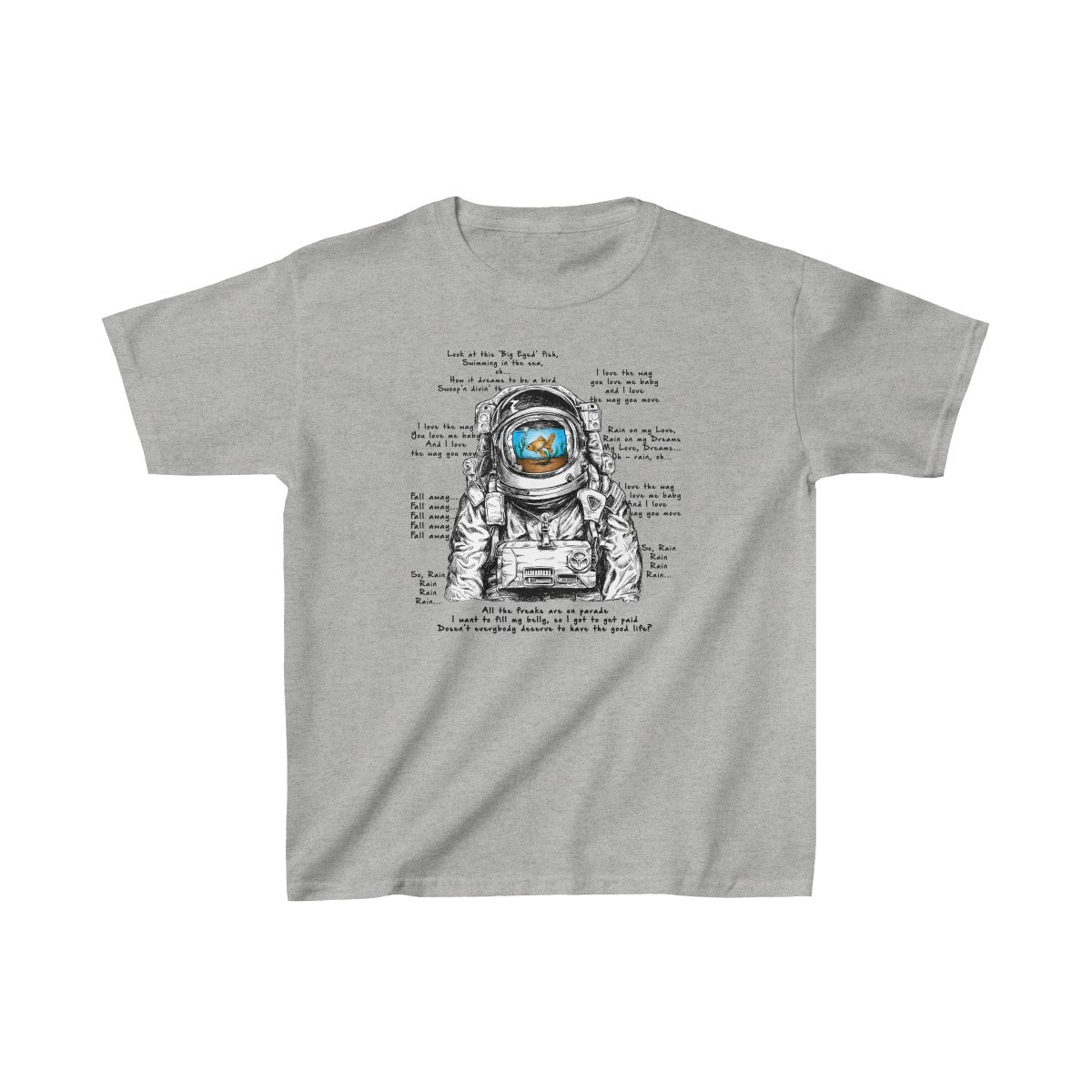 Big Eyed Fish Spaceman Mashup Kids