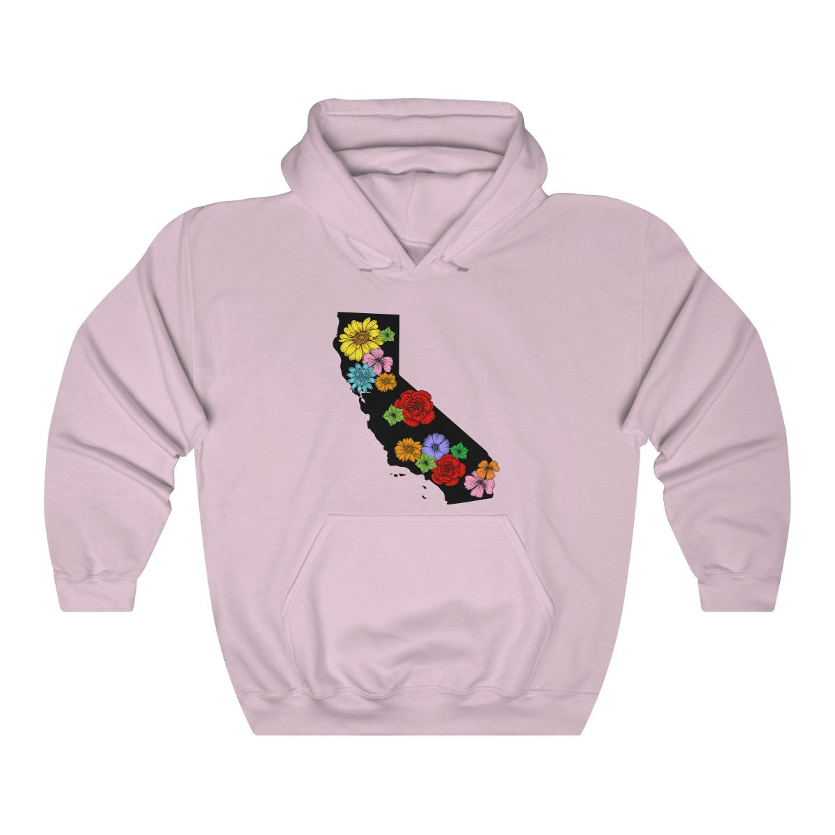 California Flowers Hoodie