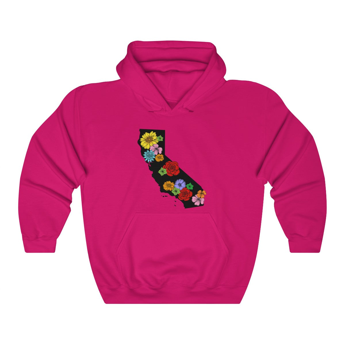 California Flowers Hoodie