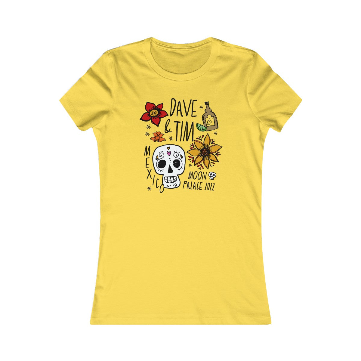 Colorized Cancun Mexico 2022 With Set List Women's Cut