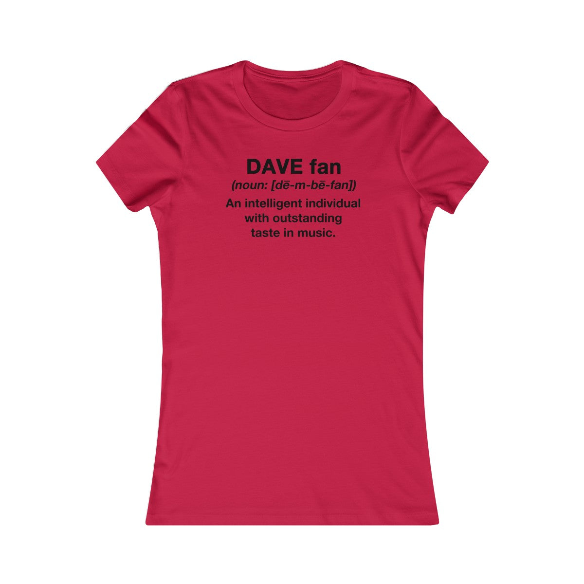 Definition of A Fan Women's Cut