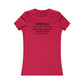 Definition of A Fan Women's Cut