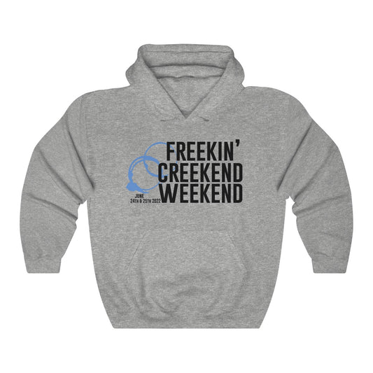 Freekin' Creekend Weekend Left 2022 Hoodie (w/ set list)